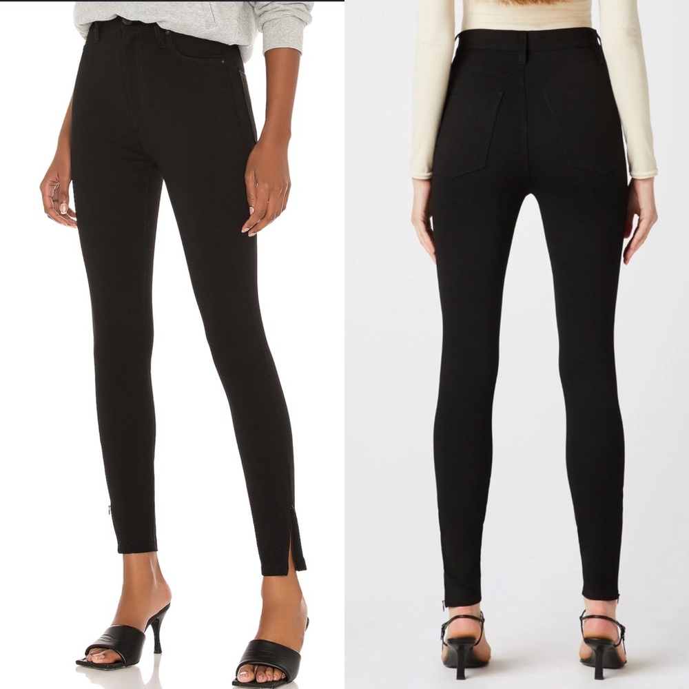 RARE: Hudson Centerfold Jeans, the High Waist Skinny in Black (Sz 27)
